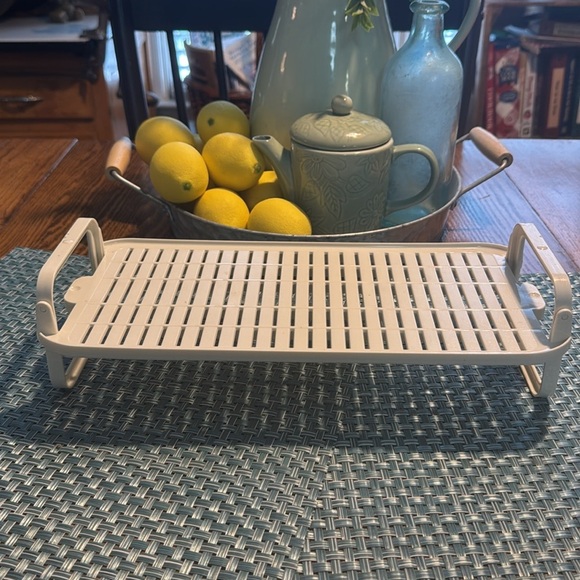 Vintage Tupperware Modular Mates Produce Manager 2 Way Tray Grid Rack Handles - Picture 2 of 5